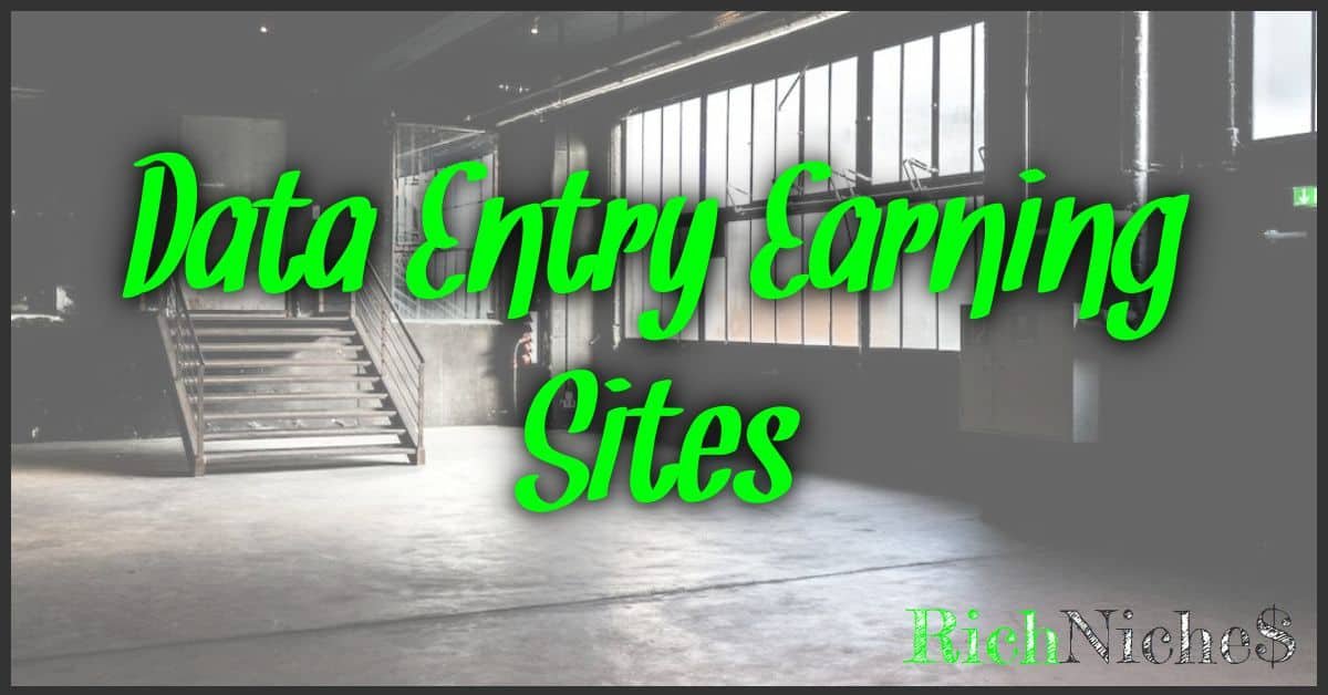 Data Entry Earning Sites