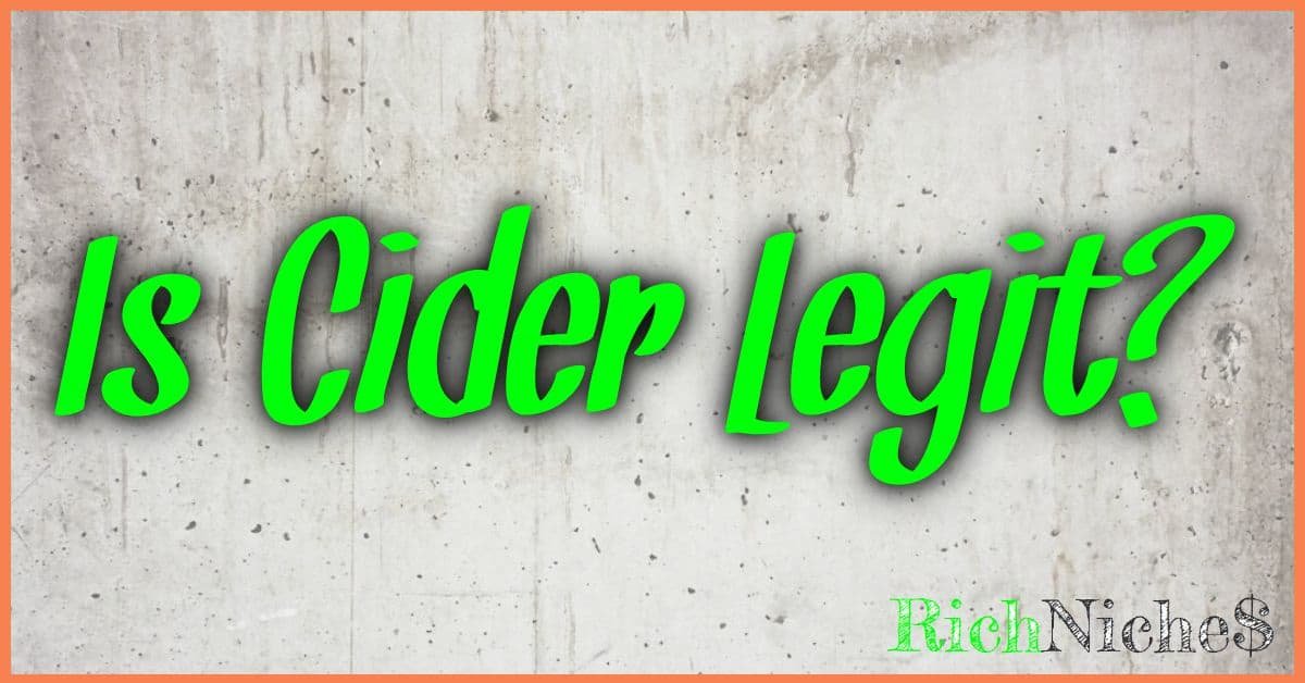 Is Cider Legit?